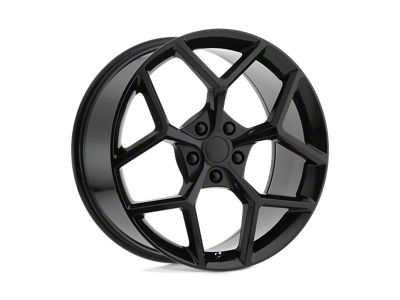 Performance Replicas PR126 Gloss Black Wheel; Rear Only; 20x10 (16-24 Camaro, Excluding SS w/ 6-Piston Front Calipers & ZL1)