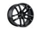 Performance Replicas PR208 Satin Black Wheel; Rear Only; 20x10 (16-24 Camaro, Excluding SS w/ 6-Piston Front Calipers & ZL1)