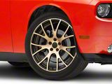 PR161 Black Bronze Wheel; Rear Only; 20x10 (08-23 RWD Challenger, Excluding Widebody)