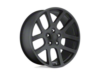 Performance Replicas PR107 Matte Black Wheel; 20x9 (11-23 RWD Charger, Excluding Widebody)