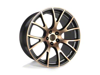 Performance Replicas PR161 Black Bronze Wheel; 20x9; 20mm Offset (11-23 RWD Charger, Excluding Widebody)