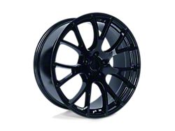 Performance Replicas PR161 Gloss Black Wheel; 20x10.5; 25mm Offset (11-23 RWD Charger, Excluding Widebody)