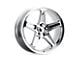 Performance Replicas PR186 Chrome Wheel; 20x9; 20mm Offset (11-23 RWD Charger, Excluding Widebody)