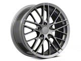 PR121 Hyper Silver Dark Wheel; 17x8.5 (97-04 Corvette C5)