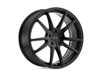 Petrol P0A Matte Black Wheel; 18x8 (05-09 Mustang GT, V6)