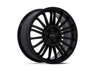 Petrol P1D Gloss Black Wheel; 18x8 (05-09 Mustang GT, V6)