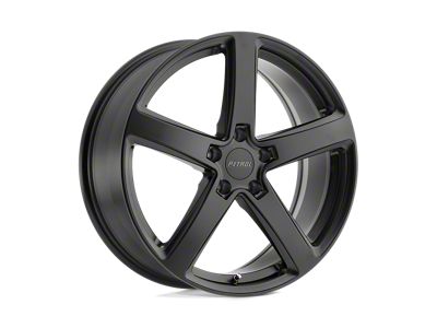 Petrol P2A Matte Black Wheel; 17x8; 40mm Offset (05-09 Mustang GT, V6)