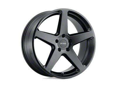 Petrol P2C Semi Gloss Black Wheel; 17x8 (05-09 Mustang GT, V6)