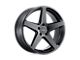 Petrol P2C Semi Gloss Black Wheel; 17x8 (05-09 Mustang GT, V6)