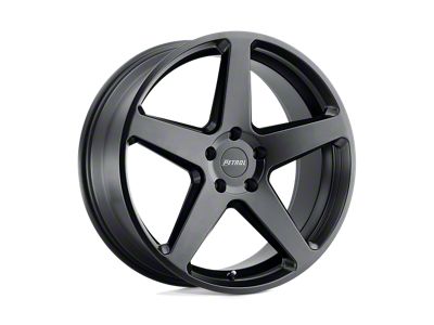 Petrol P2C Semi Gloss Black Wheel; 18x8 (05-09 Mustang GT, V6)