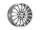 Petrol P3A Silver with Machined Cut Face Wheel; 19x8 (05-09 Mustang GT, V6)