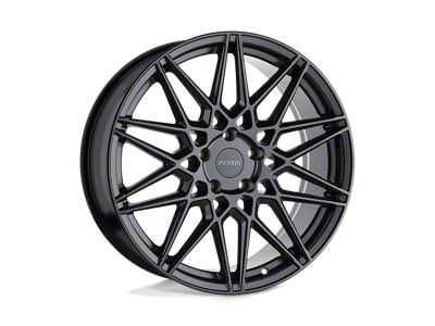 Petrol P3C Semi Gloss Black Wheel; 17x8 (05-09 Mustang GT, V6)