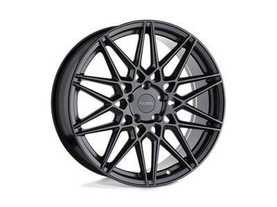 Petrol P3C Semi Gloss Black Wheel; 18x8 (05-09 Mustang GT, V6)