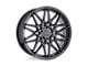 Petrol P3C Semi Gloss Black Wheel; 20x8.5 (05-09 Mustang)