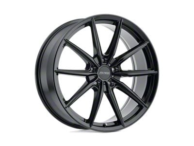 Petrol P4B Gloss Black Wheel; 17x8; 40mm Offset (05-09 Mustang GT, V6)