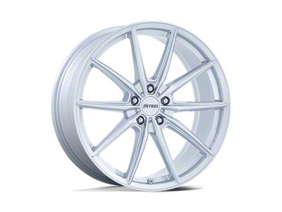 Petrol P4B Gloss Silver Wheel; 20x8.5 (05-09 Mustang)