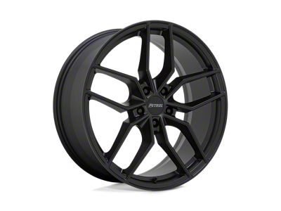 Petrol P5C Matte Black Wheel; 17x8 (05-09 Mustang GT, V6)