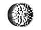 Petrol P6A Gloss Black with Machined Cut Face Wheel; 19x8 (05-09 Mustang GT, V6)