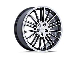 Petrol P1D Gloss Black with Machined Face Wheel; 17x8 (06-10 Charger, Excluding SRT8)