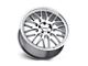 Petrol P4C Silver Machined Face Wheel; 18x8 (07-10 AWD Charger)