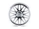 Petrol P4C Silver Machined Face Wheel; 18x8 (07-10 AWD Charger)