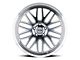 Petrol P4C Silver Machined Wheel; 19x8 (06-10 RWD Charger)