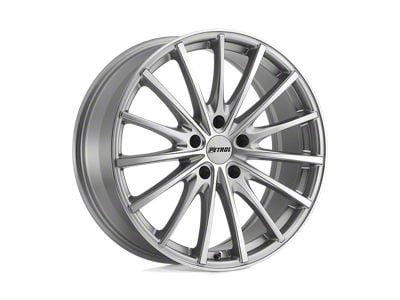 Petrol P3A Silver with Machined Cut Face Wheel; 18x8; 35mm Offset (10-15 Camaro, Excluding ZL1)