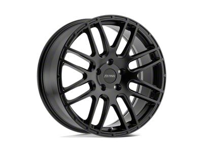 Petrol P6A Matte Black Wheel; 17x7.5; 40mm Offset (10-14 Mustang GT w/o Performance Pack, V6)