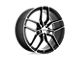 Petrol P5C Gloss Black with Machined Face Wheel; 19x8 (99-04 Mustang GT, V6)