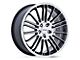 Petrol P1D Gloss Black with Machined Face Wheel; 18x8 (17-23 AWD Challenger)