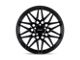 Petrol P3C Semi Gloss Black Wheel; 18x8 (17-23 AWD Challenger)