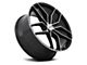 Petrol P5C Gloss Black Machined Wheel; 18x8 (17-23 AWD Challenger)