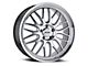 Petrol P4C Silver Machined Wheel; 19x8 (11-23 RWD Charger, Excluding Widebody)