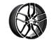 Petrol P5C Gloss Black Machined Wheel; 19x8 (11-23 RWD Charger, Excluding Widebody)