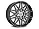 Petrol P3C Gloss Black Machined Wheel; 18x8 (21-24 Mustang Mach-E, Excluding GT)