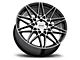 Petrol P3C Gloss Black Machined Wheel; 19x8 (21-24 Mustang Mach-E)