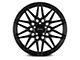 Petrol P3C Semi Gloss Black Wheel; 18x8 (21-24 Mustang Mach-E, Excluding GT)