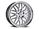 Petrol P4C Silver Machined Wheel; 19x8 (21-24 Mustang Mach-E)