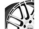 Petrol P6A Gloss Black Machined Wheel; 18x8 (21-24 Mustang Mach-E, Excluding GT)
