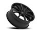 Platinum Flux Satin Black Wheel; 20x8.5 (17-23 AWD Challenger)