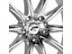 Platinum Flux Chrome Wheel; 17x8 (11-23 AWD Charger)