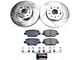 PowerStop Z23 Evolution Sport Brake Rotor and Pad Kit; Front (16-24 Camaro LS & LT w/ Single Piston Front Calipers)