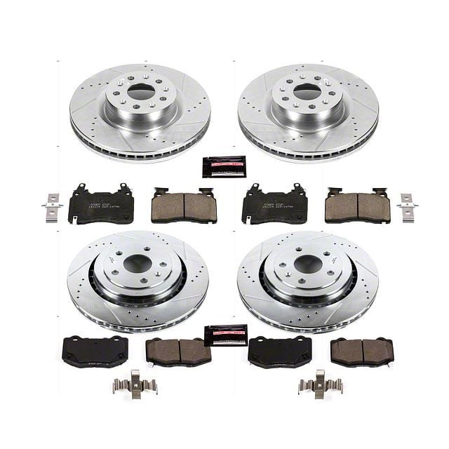 Ford F150 Awd 6 Lug Nut Brake Kit Package kit Front and Rear Coated Rotors  and Ceramic Brake Pad Set 2010 2011 2012 2013 2014 - Get Your Parts - OEM  Parts & Performance