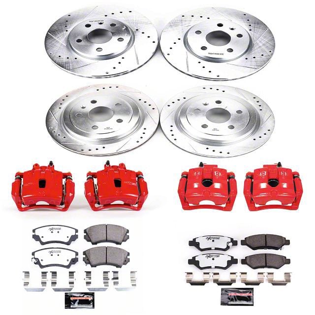 PowerStop Camaro Z26 Street Warrior Brake Rotor, Pad and Caliper Kit ...