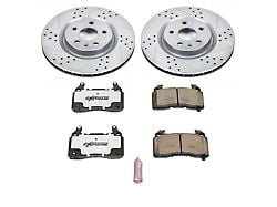 PowerStop Z26 Street Warrior Brake Rotor and Pad Kit; Front (10-15 Camaro SS)