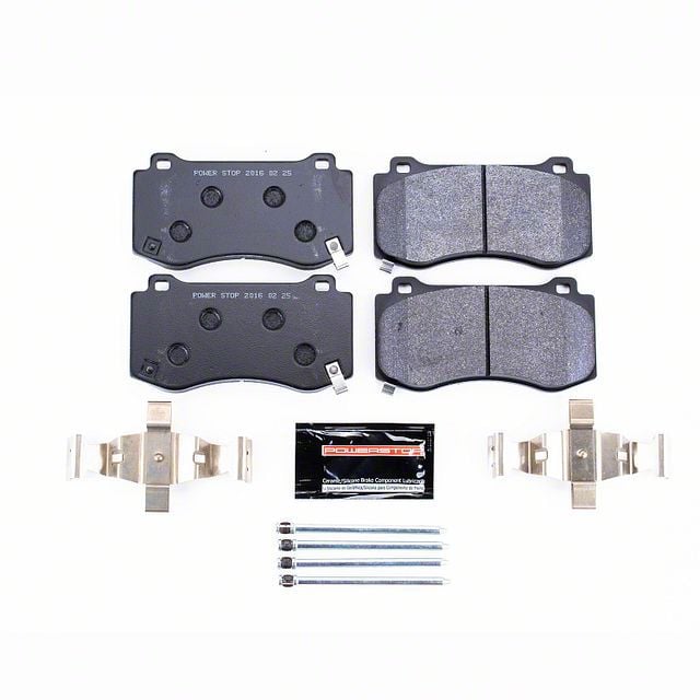 PowerStop Challenger Track Day Carbon-Fiber Metallic Brake Pads; Front ...