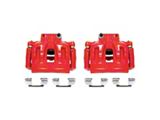 PowerStop Performance Front Brake Calipers; Red (12-23 RWD V6 Charger w/ Single Piston Front Calipers)