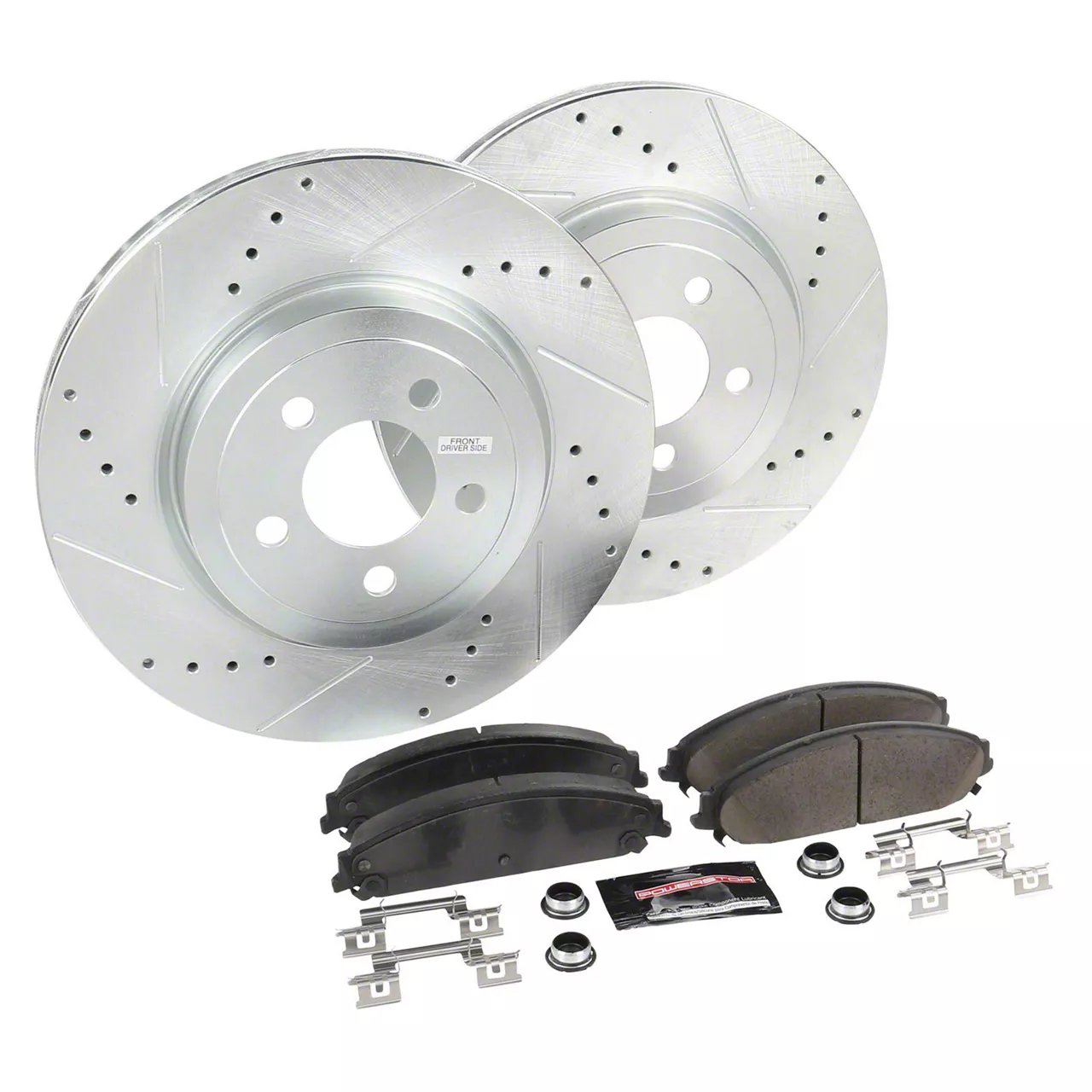 PowerStop Charger Z23 Evolution Sport Brake Rotor and Pad Kit; Front ...