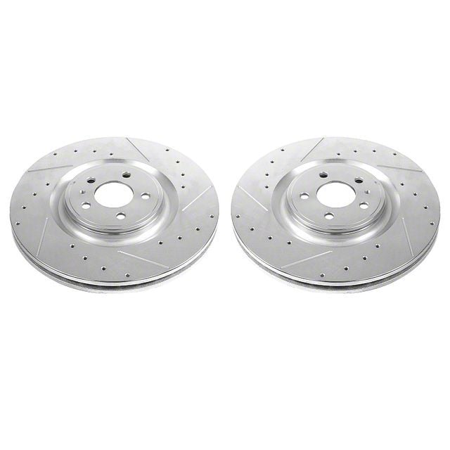 PowerStop Mustang Evolution Cross-Drilled and Slotted Rotors