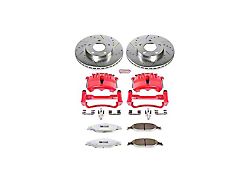 PowerStop Z26 Street Warrior Brake Rotor, Pad and Caliper Kit; Front (03-04 Mustang GT, V6)